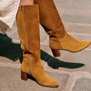 Sézane Adèle Boots in Tan, size 39, BNIB!!